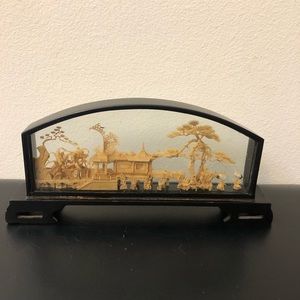 Elegant Black and Tan Home Art Sculpture